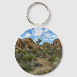 Barker Dam Loop Trail vid Joshua Tree National Par Nyckelring