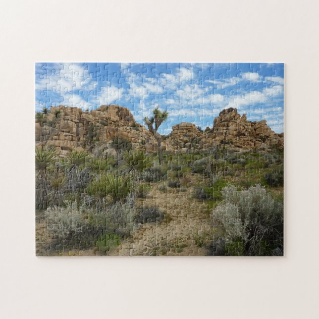 Barker Dam Loop Trail vid Joshua Tree National Par Pussel (Horisontell)