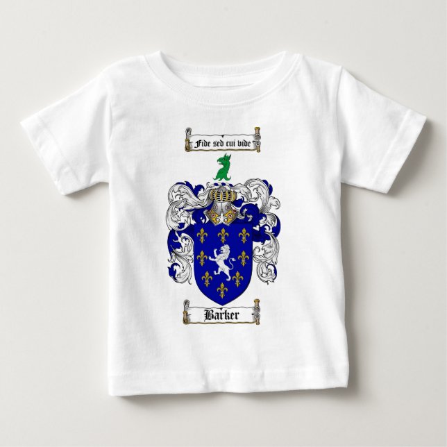 BARKER FAMILY CREST - BARKER JACKAR ARM T-SHIRT (Framsida)
