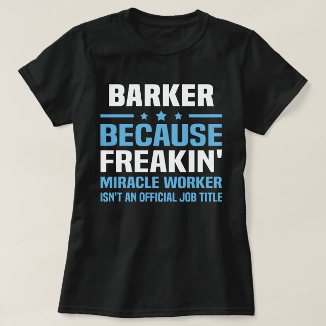 Barker T Shirt (Design framsida)