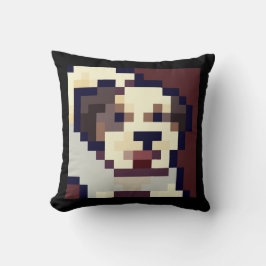 Barking dog. Pixel Art, pixelart Kudde
