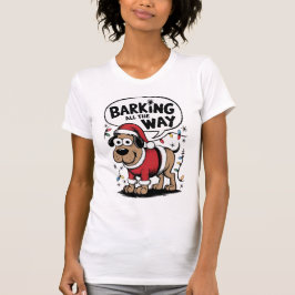 Barking Hund jul T-shirt