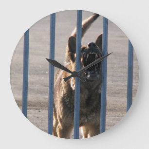 Barking hund stor klocka