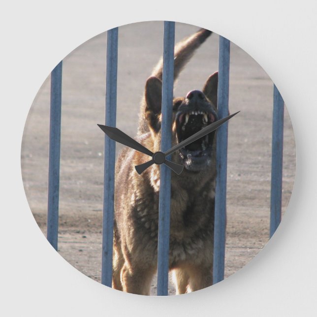 Barking hund stor klocka (Framsida)