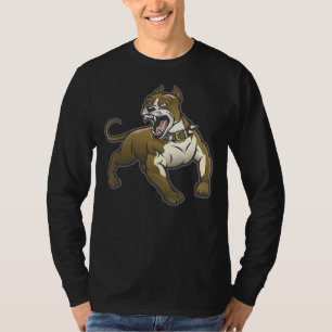 Barking Pitbull T Shirt