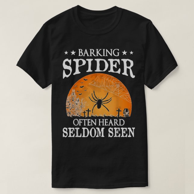 Barking Spider Party  T Shirt (Design framsida)