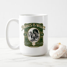 Barkis är Villig Grön Litterär Kaffe Mugg