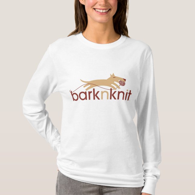 Barknknit Hooded T T Shirt (Framsida)