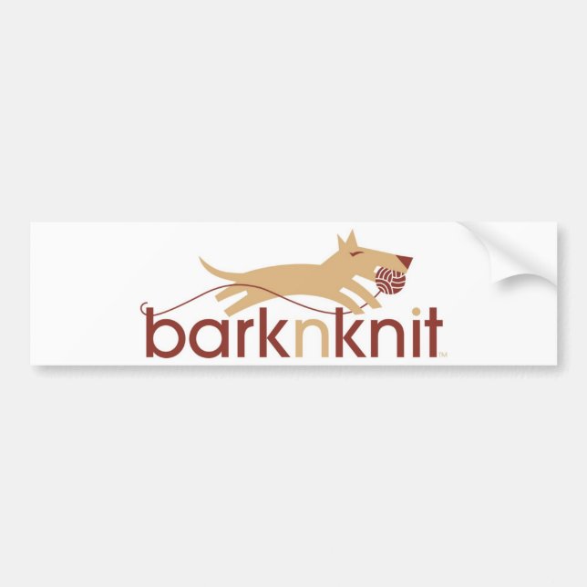 Barknknit rikliga Sticket Bildekal (Framsidan)