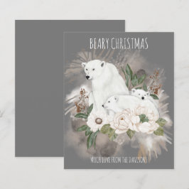 Bärkort för Grått-Polarna i den tidigare julfamilj
