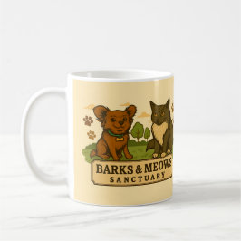 Barks & Meows Sanctuary Kaffemugg