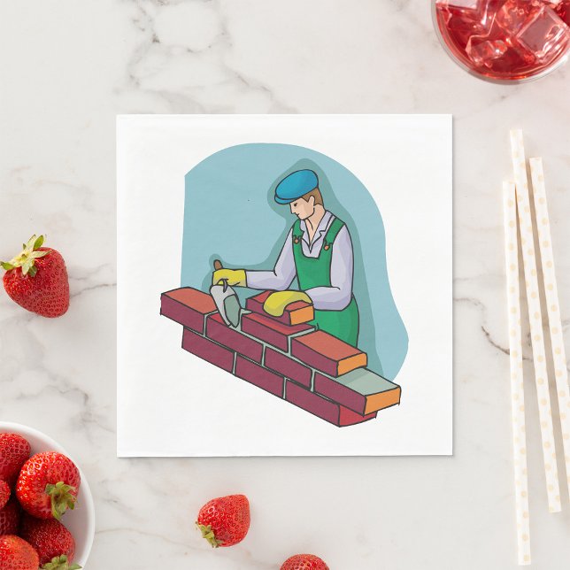 Bärlager på jobbet pappersservett (Skapare uppladdad)