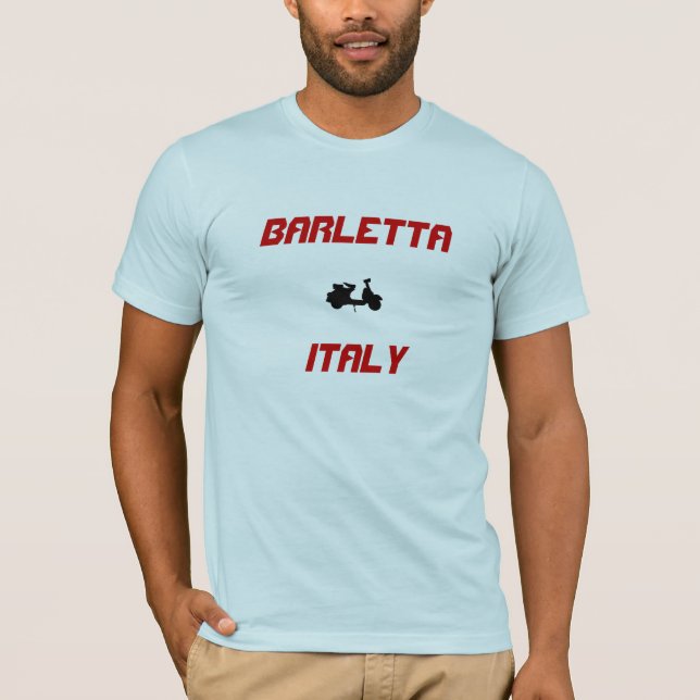 Barletta, Italien Scooter T Shirt (Framsida)