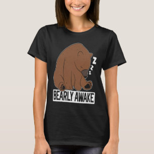 Barly Aake Sleeping Bear Älskare Wildlife Animal B T Shirt