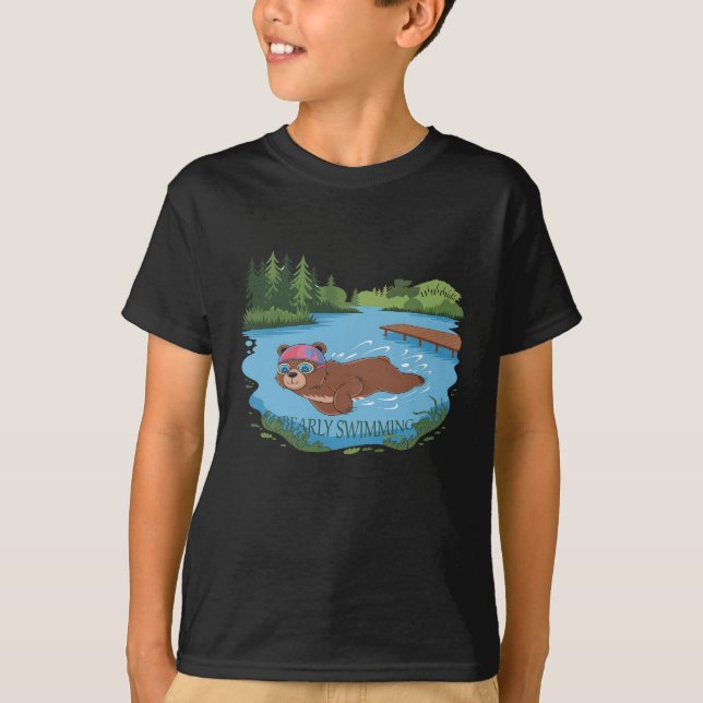 Barly Swimming T Shirt (Framsida)