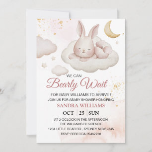 Barly Wait Baby Shower-inbjudan Inbjudningar