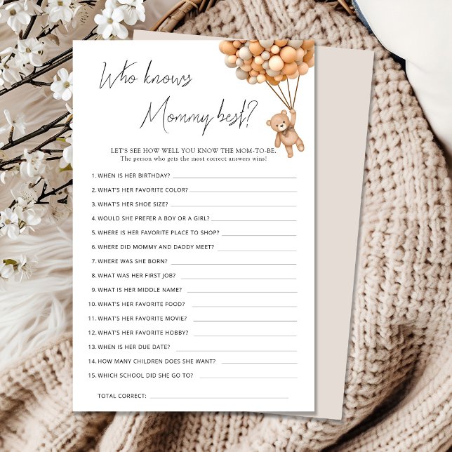 Barly Wait Baby Shower som känner Mamma bäst (Skapare uppladdad)