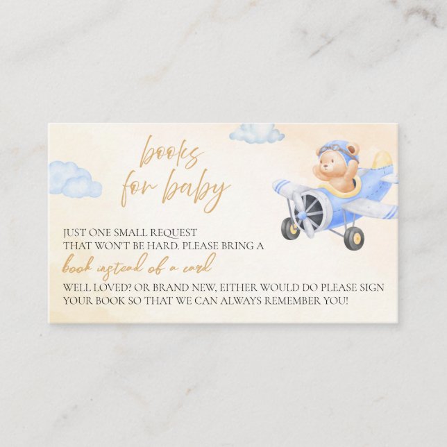 Barly Wait Bok för Baby, Flies Nalle Tilläggskort (Framsida)