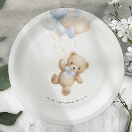 Barly Wait Cute Nalle och Blue Balloations