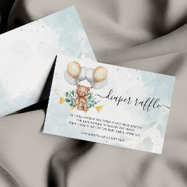 Barly Wait Diaper Raffle Baby Shower Card Tack Kort