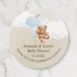 Barly Wait Dusty Blue-Nalle Gåvor Etiketter