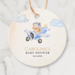 Barly Wait Fear Bear Kön Neutral Baby Shower Gåvor Etiketter