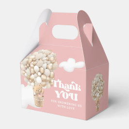 Barly Wait Girl Bear Balloon Baby Shower Presentaskar