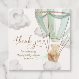 Barly Wait Nalle Mint Tack Baby Shower Gåvor Etiketter