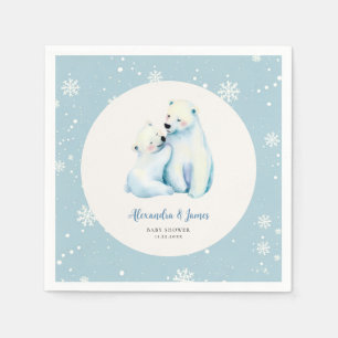 Barly Wait Polar Mamma Bear Unge Pojke Shower Pappersservett