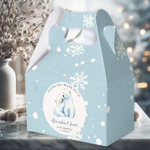 Barly Wait Polar Mamma Bear Unge Pojke Shower Presentaskar