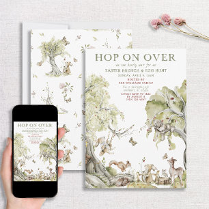 Barly Wait Skutt on Over Påskägg Hunt & Brunch I Inbjudningar