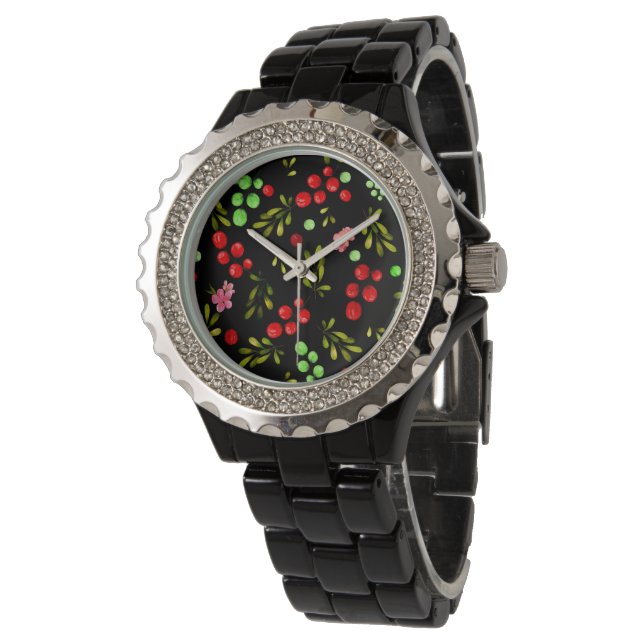 Bärmönster Armbandsur (Vinklad)