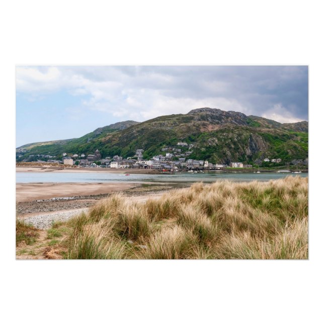 Barmouth och Dinas Oleu Ligcape Fototryck (Framsidan)