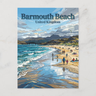 Barmouth Storbritannien Vykort