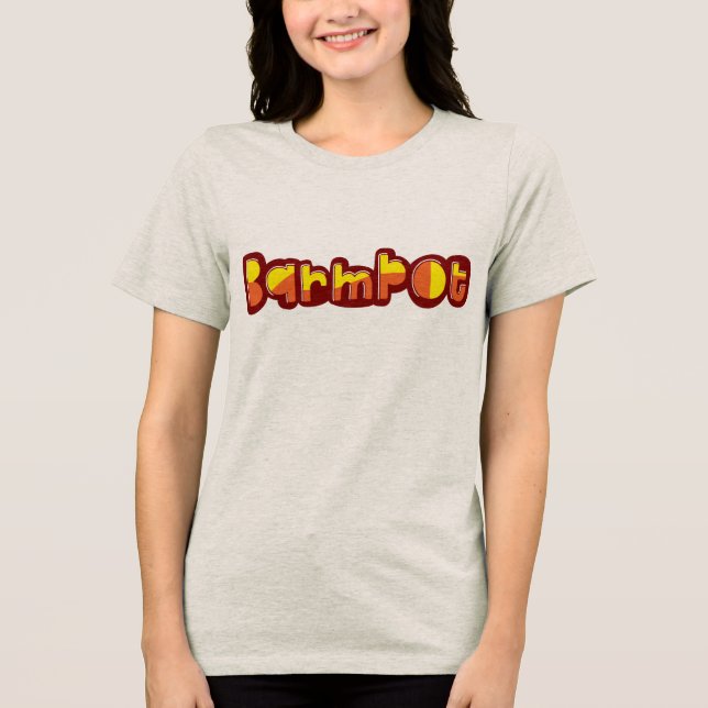 Barmpot Yorskshire Black Land T Shirt (Framsida)
