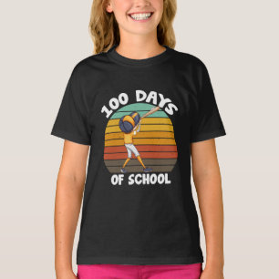 Barn 100 dagar i skolan pojkar 100:e dag baseball t shirt