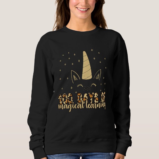 Barn 100 dagar med magiskt lärande 100 dagar t shirt (Framsida)