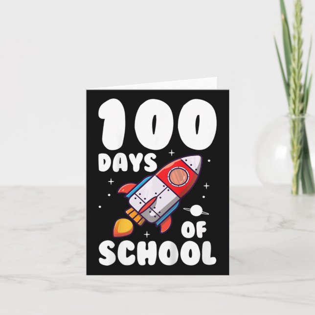 Barn 100 dagar med skolbarn 100-dagarsdag i skola  kort (Framsida)