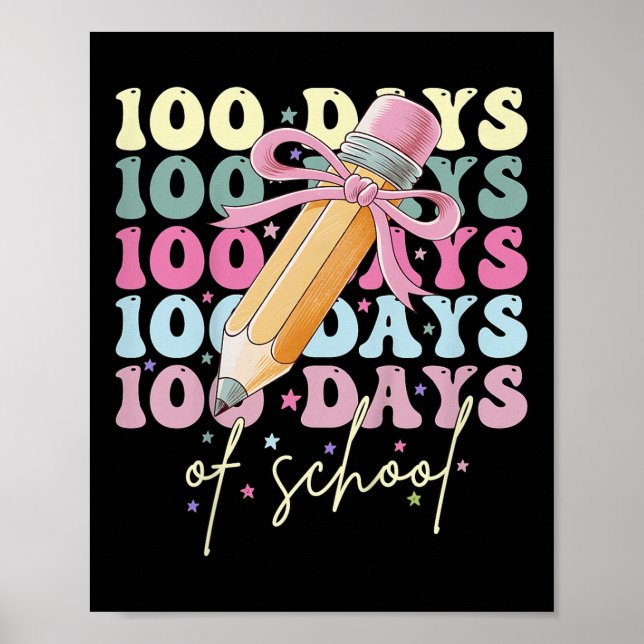 Barn 100 dagar med skolflickor, kokvettefat 100 da poster (Framsidan)