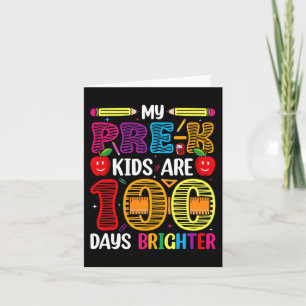 Barn 100 dagar med skollärare i Student Kort