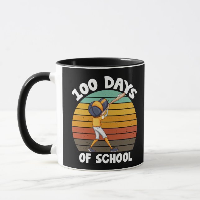 Barn 100 dagar med skolpojkar 100 dagar basket mugg (Vänster)