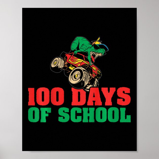 Barn 100 dagar med skolpojkar 100 skoldag 1 poster (Framsidan)