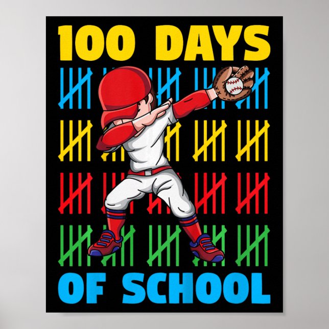 Barn 100 dagar med skolpojkar 100 skoldag poster (Framsidan)