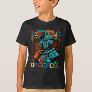 Barn 100-dagarsdagen för School Gamer Boy Gamer Fu T Shirt