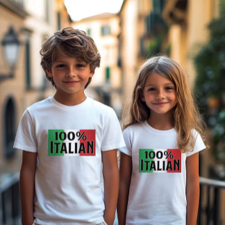 Barn 100% italien - Arvstolthet T Shirt