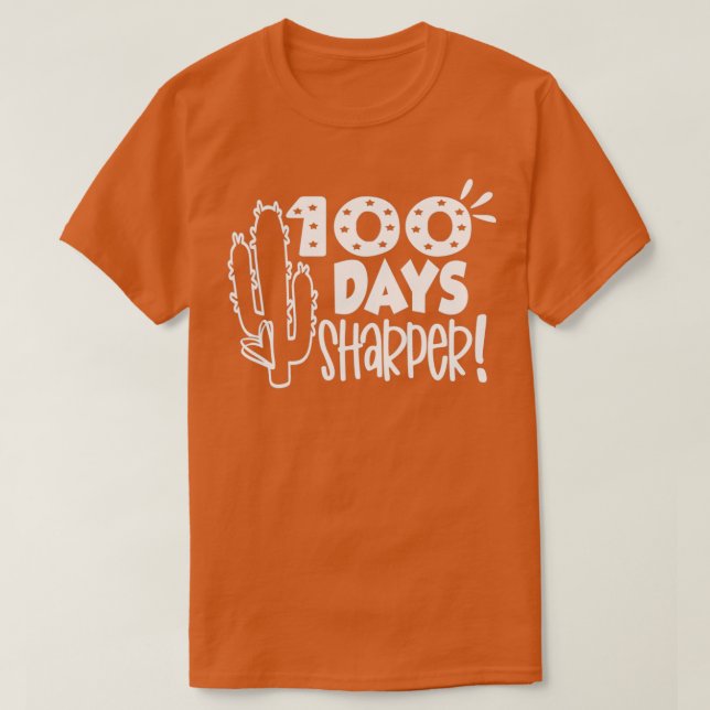 Barn 100 skoldag 100 dagar Vassare Cactus T Shirt (Design framsida)