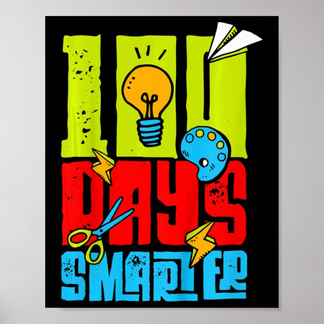 Barn 100 skoldagar 100 dagar i skola 1 poster (Framsidan)