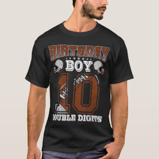 Barn 10 år gamla gåvor 10:e födelsedagsboj t shirt