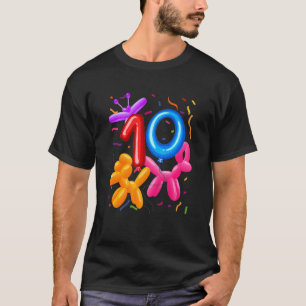 Barn 10:e födelsedag Blegon Animals Blegon Thmet T Shirt
