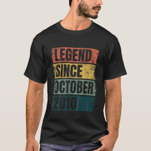 Barn 10:e födelsedagen ger ålder 10 år sedan t shirt